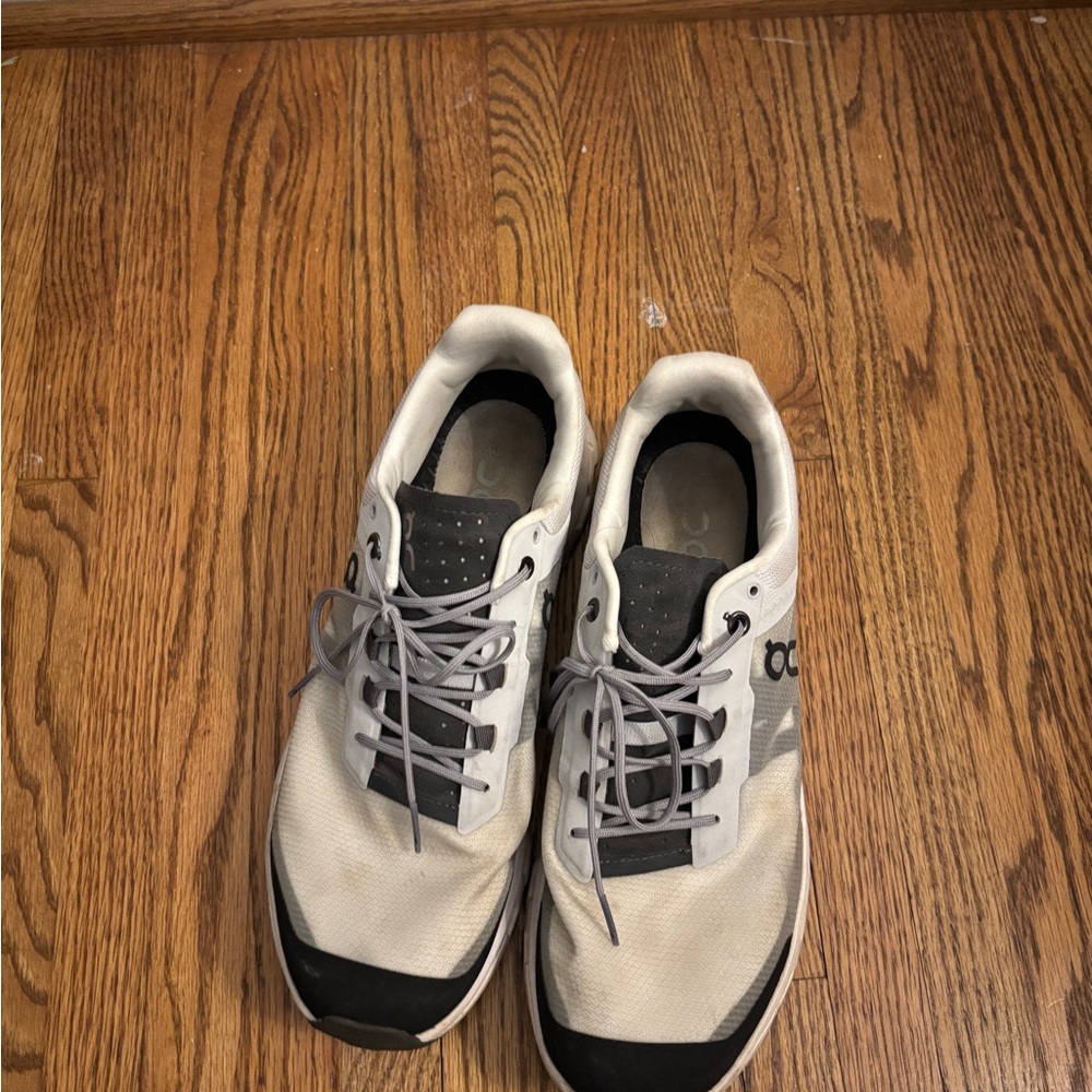On Running Men's Athletic Shoes - Black and Cream